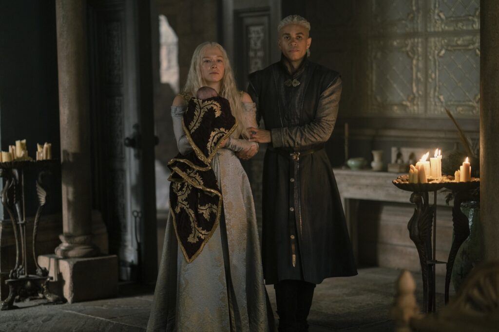 Rhaenyra Targaryen and Laenor Velaryon
