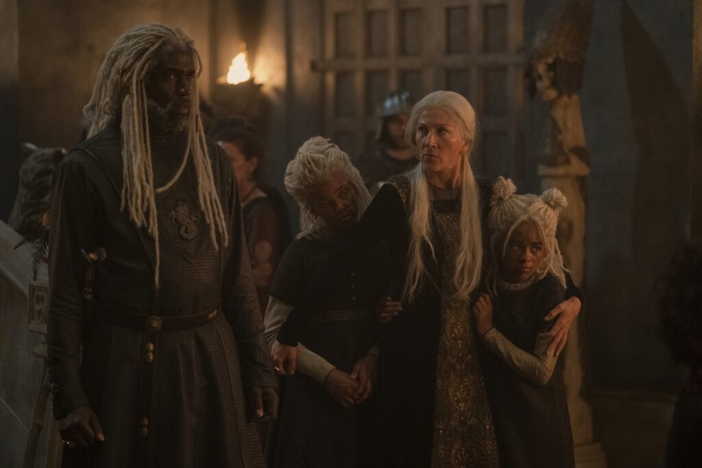 Rhaenys & Corlys defending their grandkids from the madness in ‘House of Dragon’ episode 7