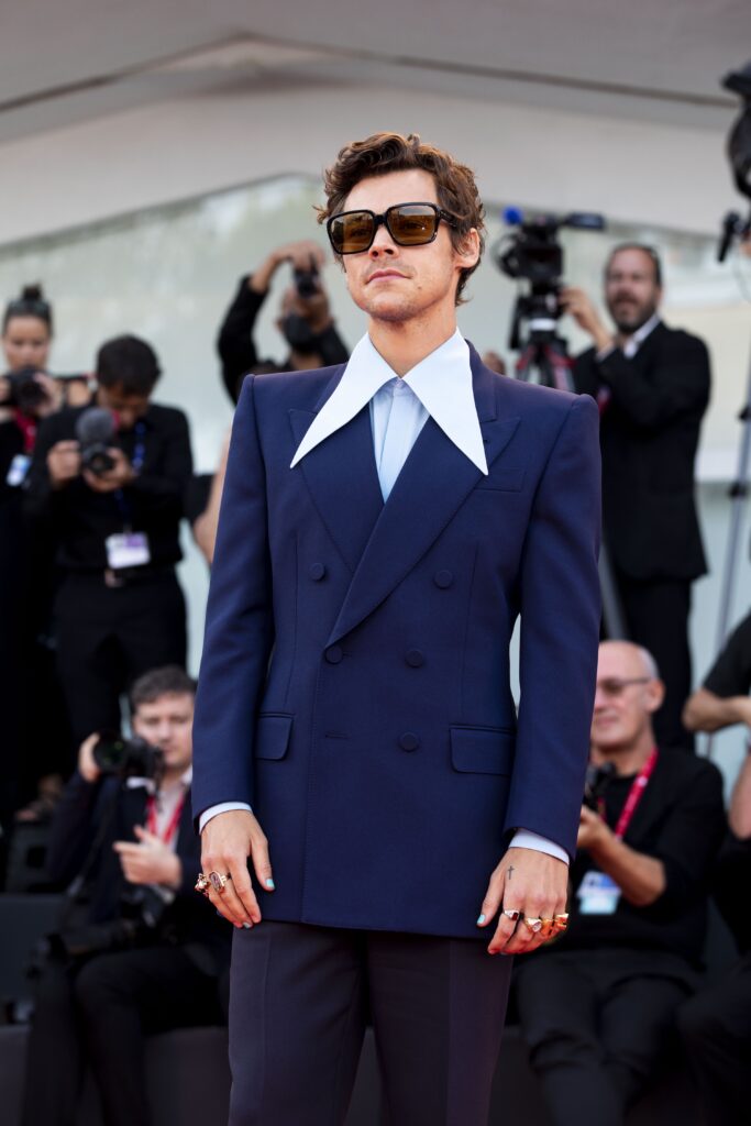 Harry Styles photographed by Luca Dammicco at Venice Film Festival