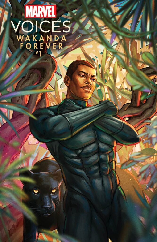 MARVEL’S VOICES: WAKANDA FOREVER #1 Variant cover by EJIWA “EDGE” EBENEBE