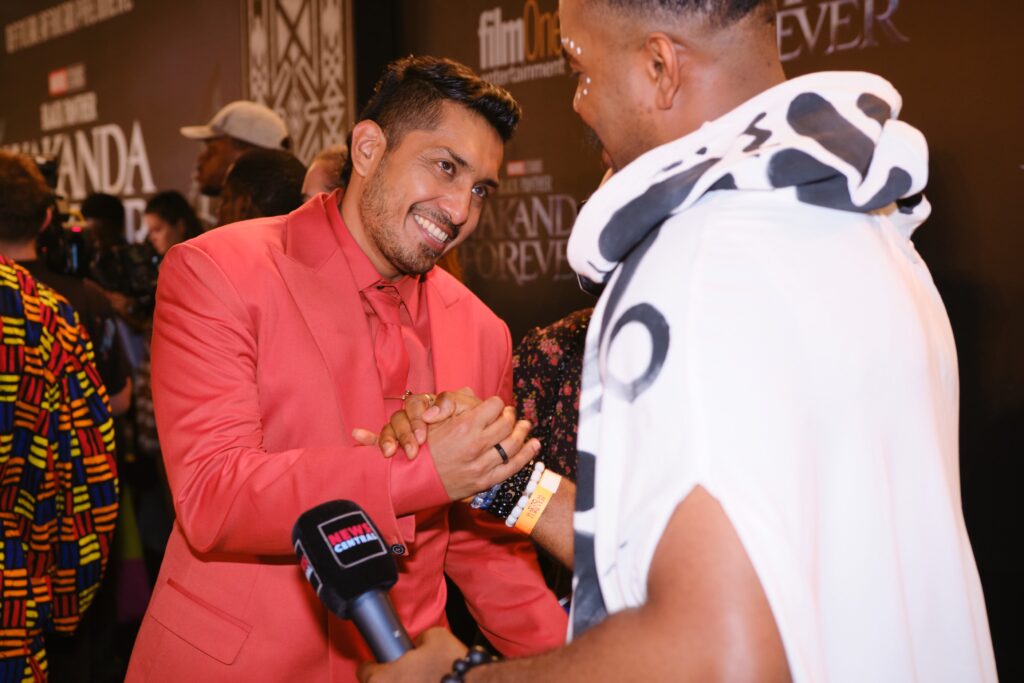 Tenoch Huerta Mejía attends the African Premiere of Marvel Studios’ “Black Panther: Wakanda Forever” on November 6, 2022 in Lagos, Nigeria. (Photo by StillMoving.net for Disney)
