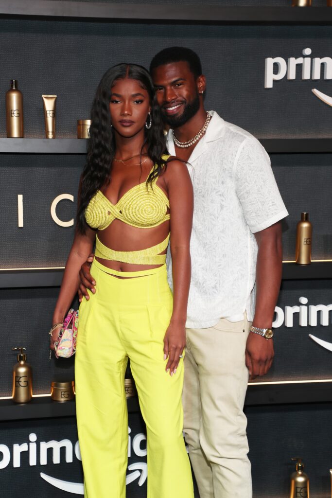 "MIAMI, FLORIDA - DECEMBER 01: Mariama Diallo and Broderick Hunter attend 'The Crown We Never Take Off' Art Basel VIP Preview presented by Prime Video in Celebration of New Series \"RICHES\" at Soho Studios on December 01, 2022 in Miami, Florida. (Photo by Cassidy Sparrow/Getty Images for Prime Video )"