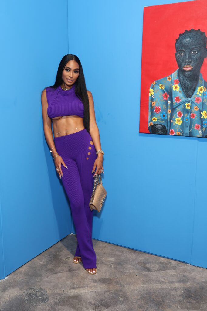 "MIAMI, FLORIDA - DECEMBER 01: Ashley Nicole Roberts attends 'The Crown We Never Take Off' Art Basel VIP Preview presented by Prime Video in Celebration of New Series \"RICHES\" at Soho Studios on December 01, 2022 in Miami, Florida. (Photo by Rodrigo Varela/Getty Images for Prime Video)"