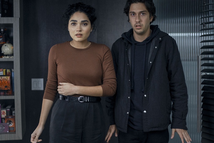 Brittany O’Grady and Nat Wolff in Prime Video’s The Consultant| Photo credit: Michael Desmond/Prime Video