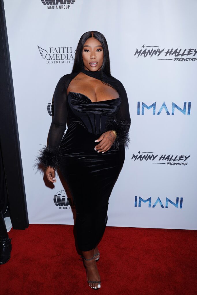 Brittany B attends the “Imani” premiere | Photo Credit: Arnold Turner/ Getty Images