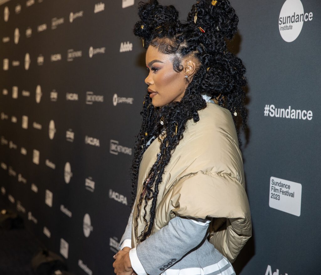 PARK CITY, UTAH - JANUARY 22: Teyana Taylor attends the 2023 Sundance Film Festival "A Thousand And One" Premiere at The Ray Theatre on January 22, 2023 in Park City, Utah. (Photo by Mat Hayward/Getty Images for Focus Features)