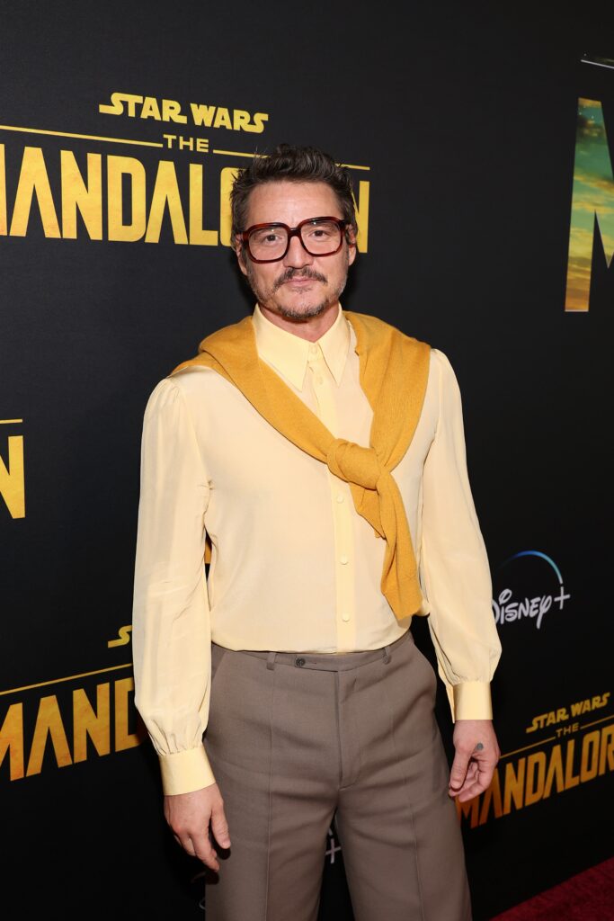 LOS ANGELES, CALIFORNIA - FEBRUARY 28: Pedro Pascal attends the Mandalorian special launch event at El Capitan Theatre in Hollywood, California on February 28, 2023. (Photo by Jesse Grant/Getty Images for Disney)
