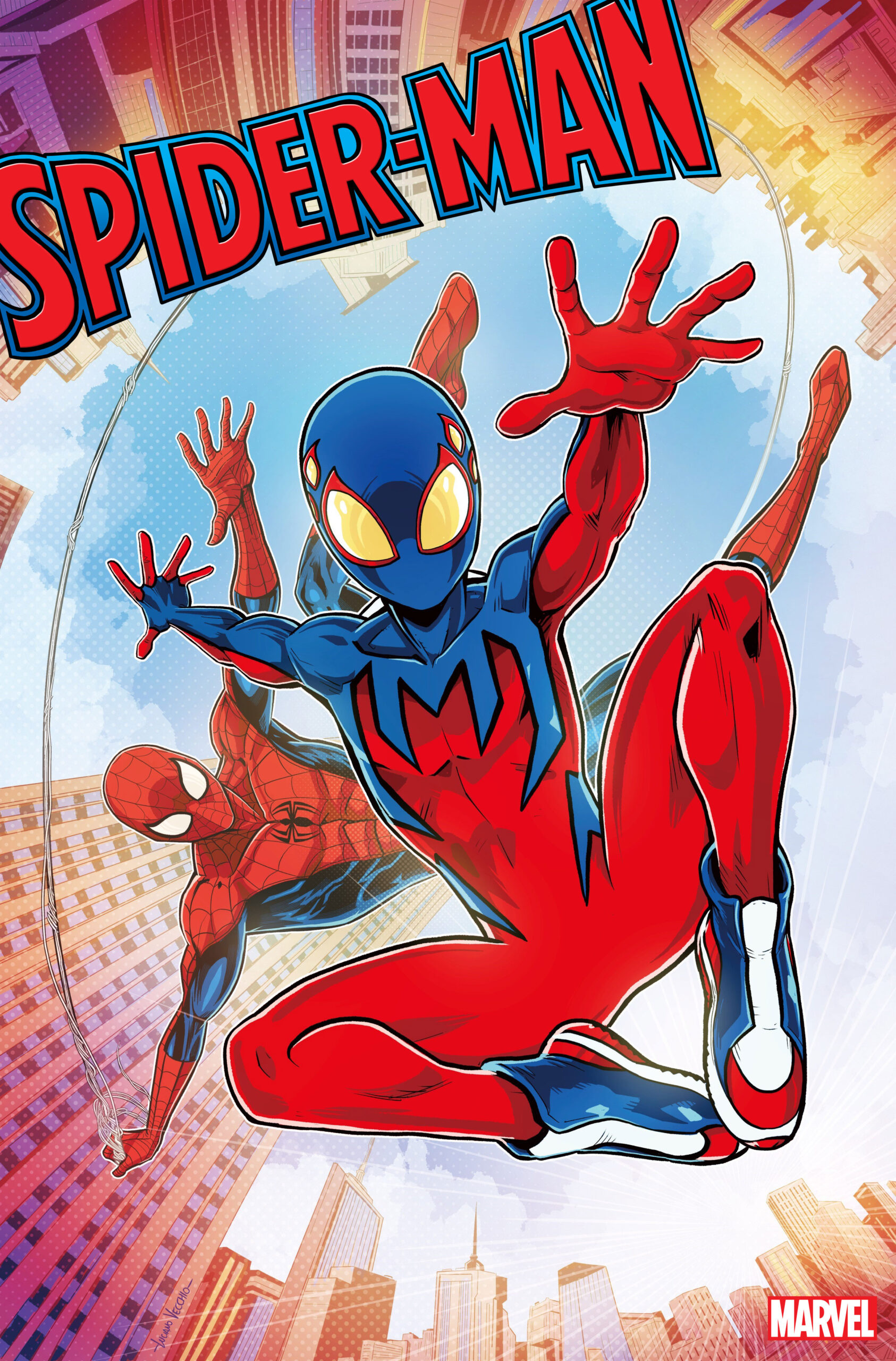 SPIDER-MAN #7

Written by DAN SLOTT

Art by MARK BAGLEY

Second Printing Variant Cover by LUCIANO VECCHIO - 75960620327700712
