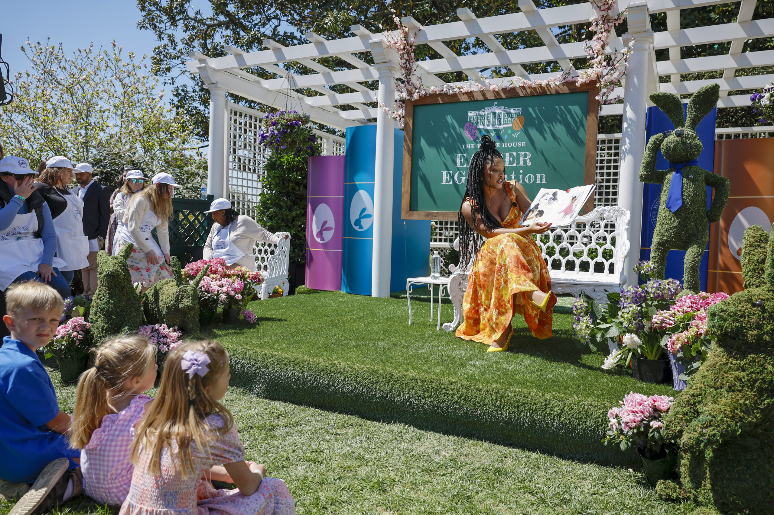 The Little Mermaid’s Halle Bailey At The White House Easter Egg Roll The Little Mermaid’s Ariel Halle Bailey at the White House’s 2023 Easter Egg Roll