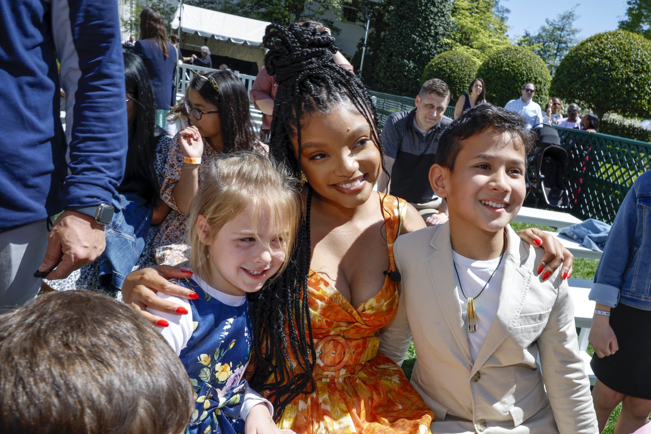 The Little Mermaid’s Halle Bailey At The White House Easter Egg Roll The Little Mermaid’s Ariel Halle Bailey at the White House’s 2023 Easter Egg Roll