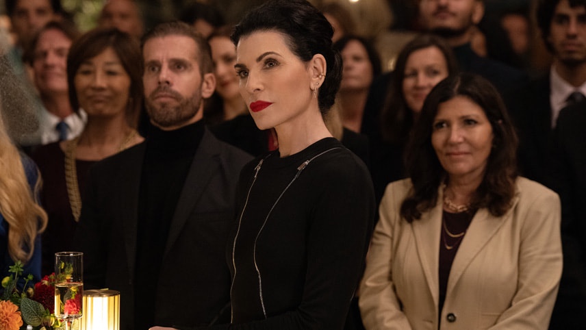 Julianna Margulies in "The Morning Show," premiering September 13, 2023 on Apple TV+.