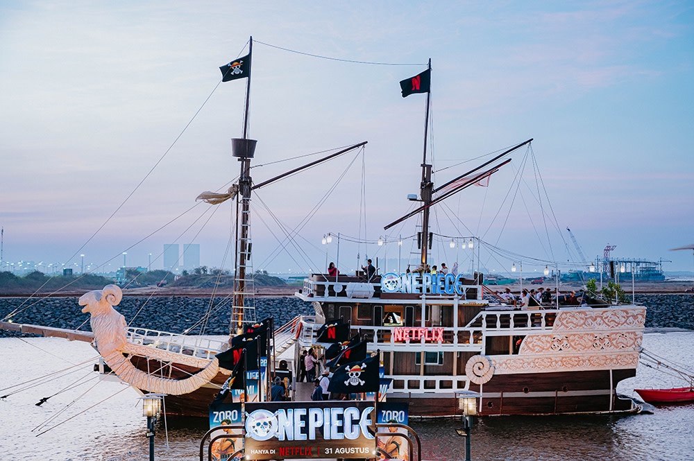 A Going Merry replica in Jakarta.