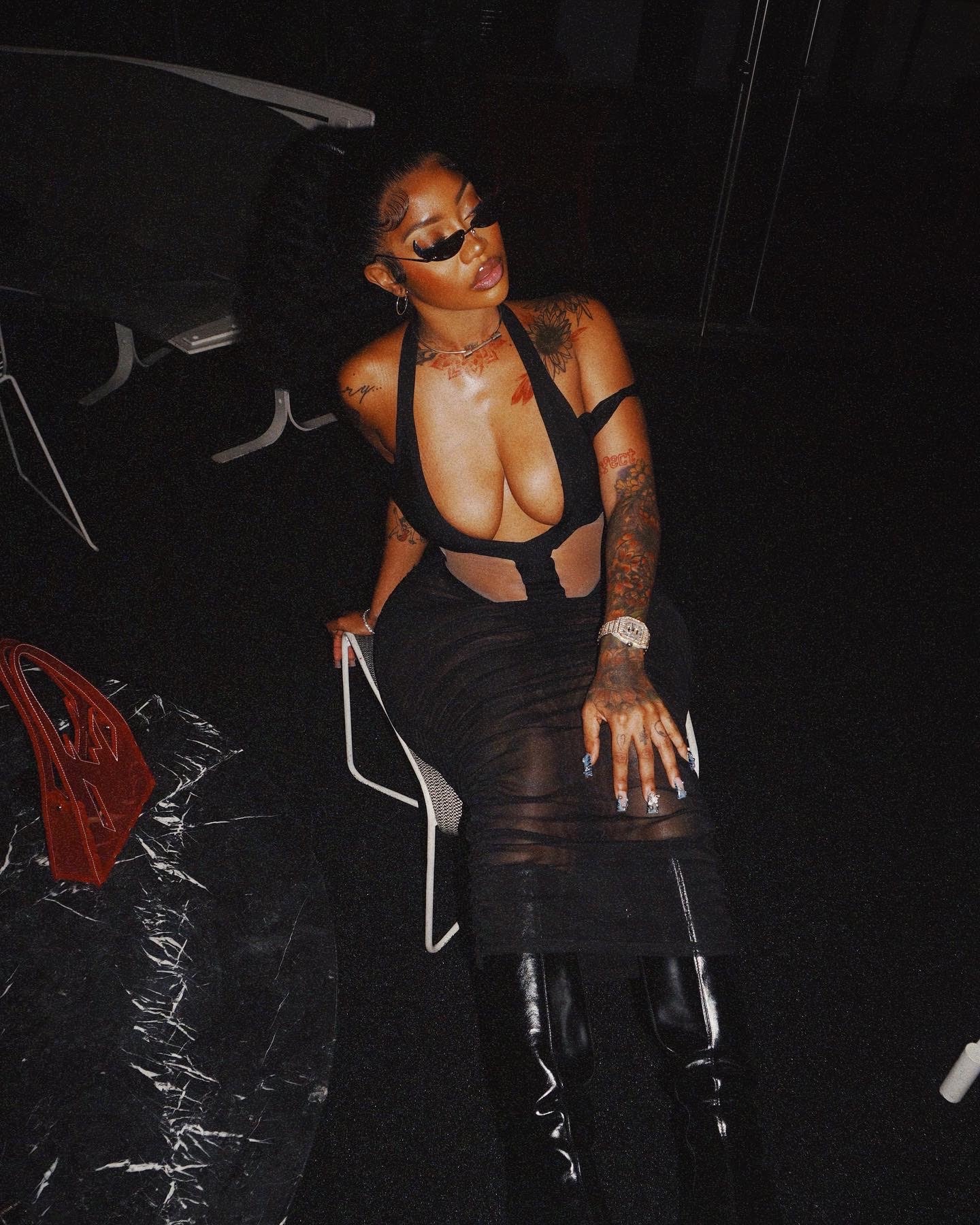 JADA KINGDOM ATTENDS LAQUAN SMITH'S PRIVATE NYFW AFTER PARTY
