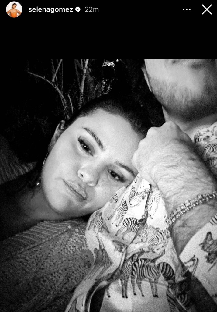 Selena Gomez and Benny Blanco Selfie