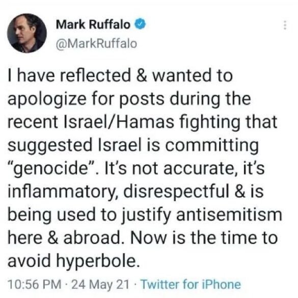 Mark Ruffalo Supporting Palestine