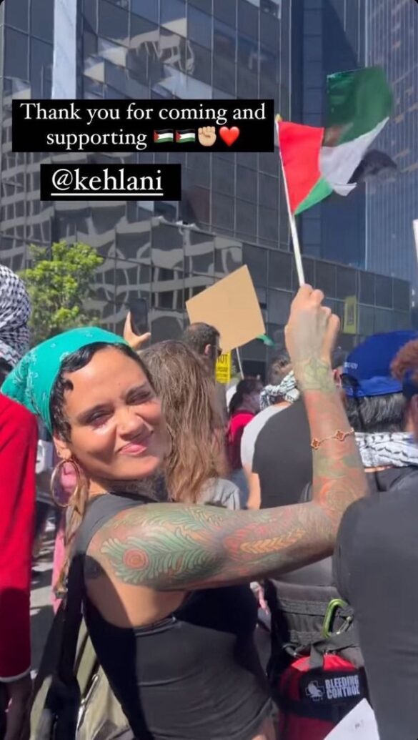 Kehlani Supporting Palestine Kehlani Supporting Palestine