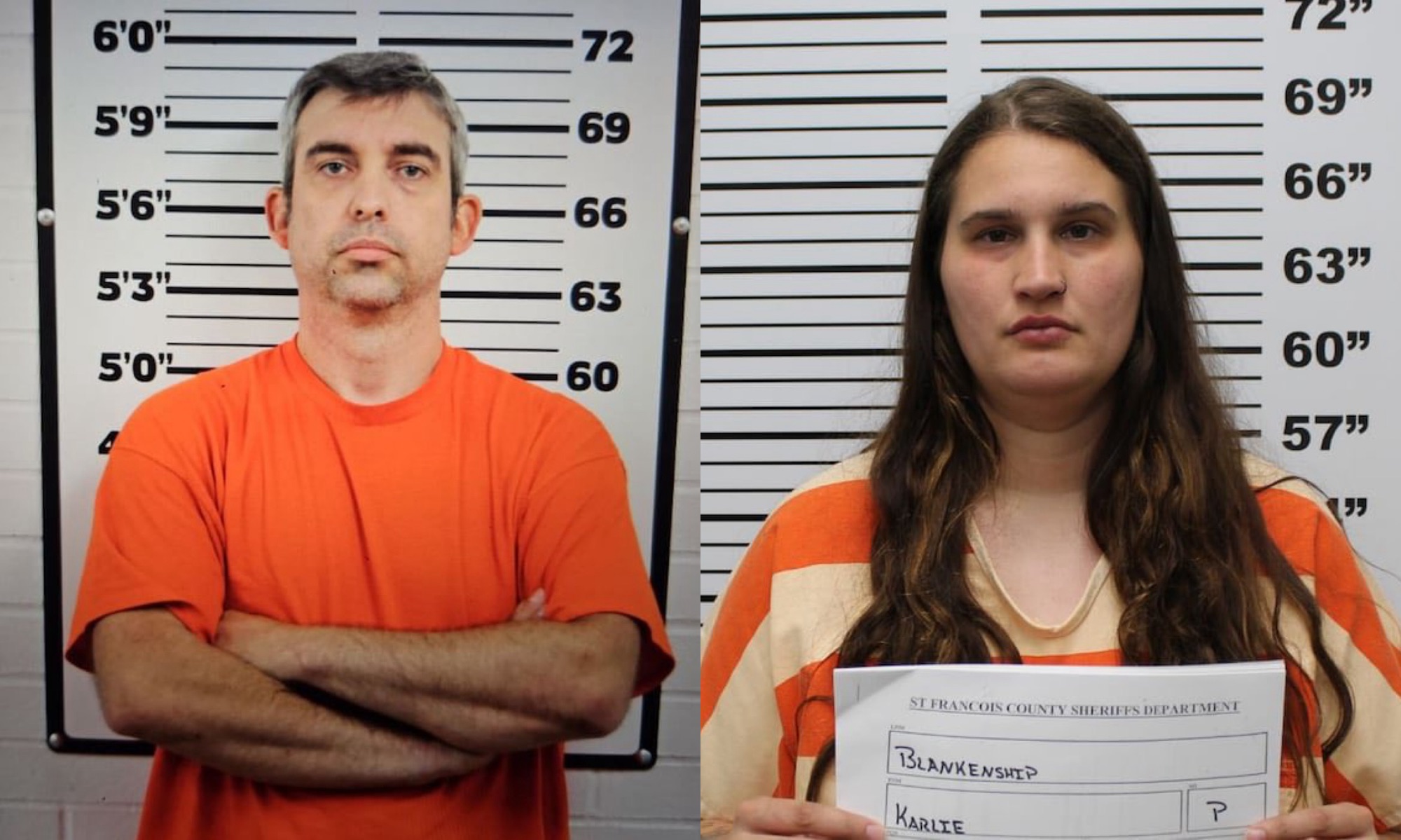 David Keith Blankenship and Karlie Paige Blankenship mugshot