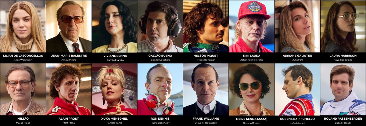 The cast of Netflix’s Senna