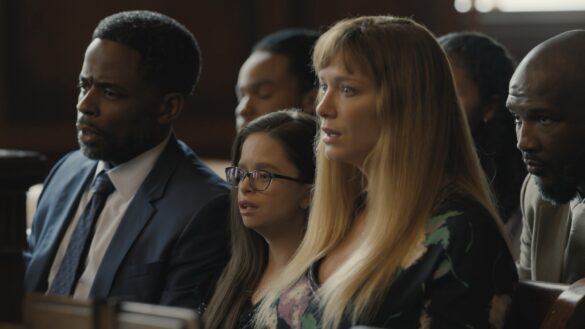 (L to R) Dulé Hill, Imogen Reid, Christina Hendricks, Jerod Haynes. Courtesy of Disney