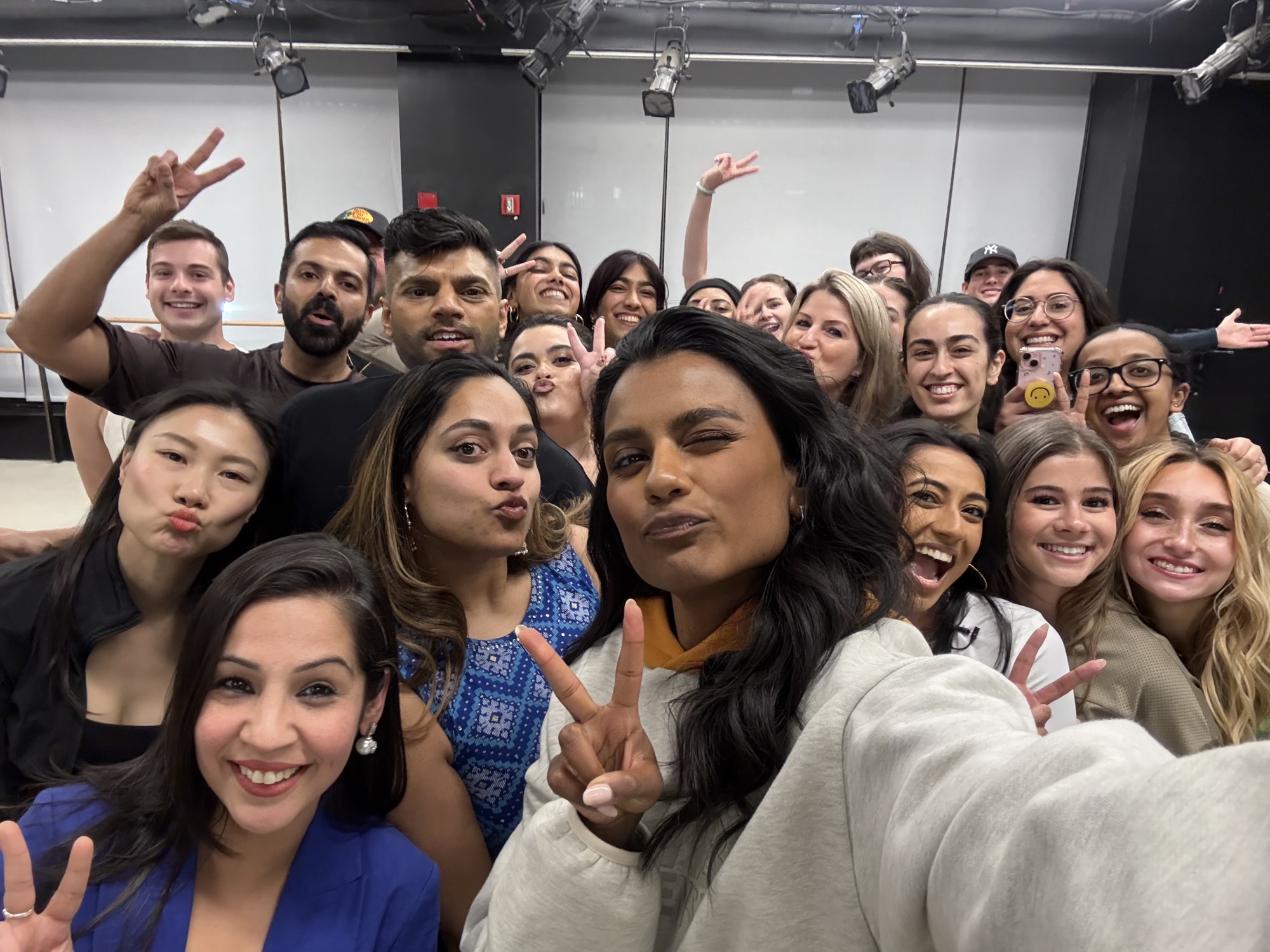 Simone Ashley and the Bollywood dance class