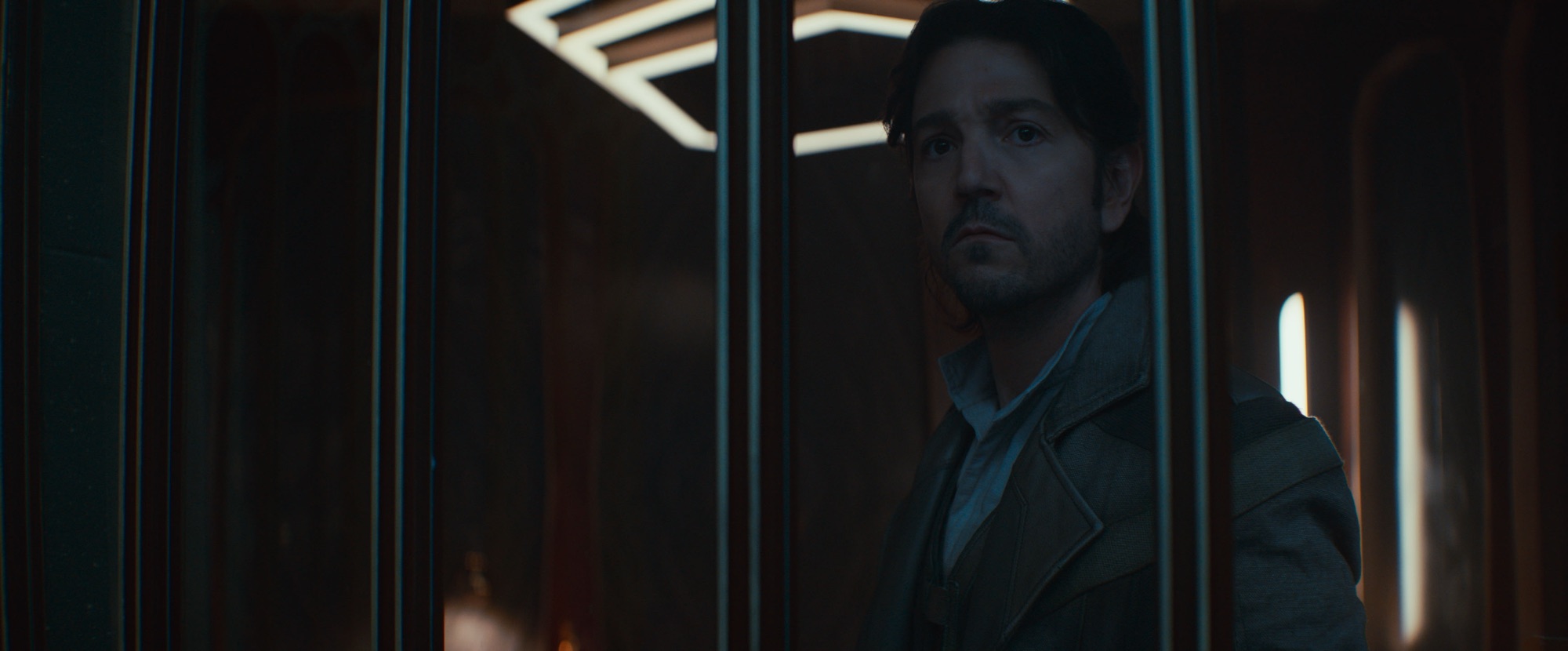 Cassian Andor (Diego Luna) in Lucasfilm's ANDOR Season 2; exclusively on Disney+. Photo courtesy of Lucasfilm. ©2025 Lucasfilm Ltd. & TM. All Rights Reserved.