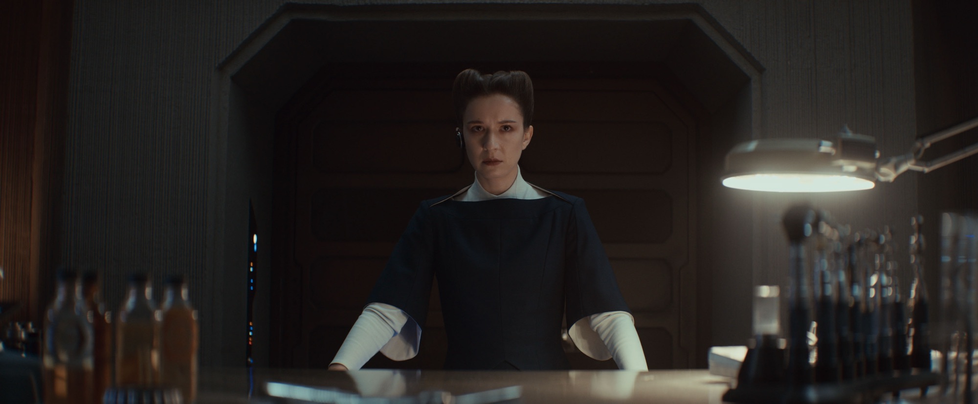 Kleya Marki (Elizabeth Dulau) in Lucasfilm's ANDOR Season 2, exclusively on Disney+. ©2025 Lucasfilm Ltd. & TM. All Rights Reserved.