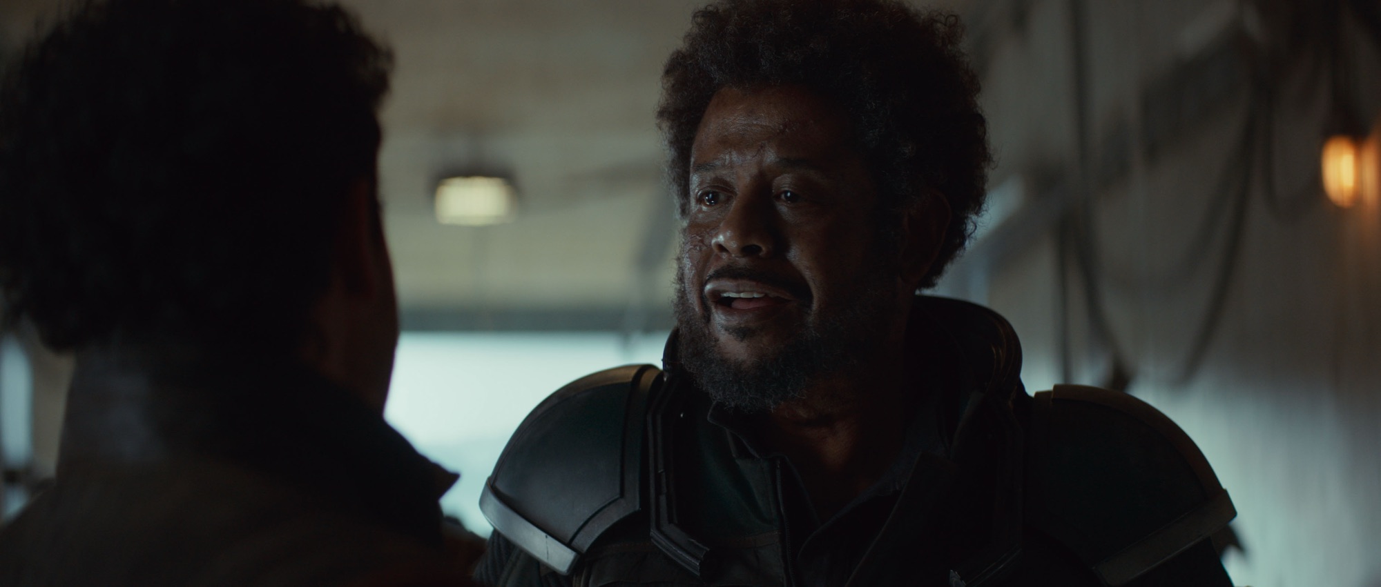 (L-R) Saw Gerrera (Forest Whitaker) and Wilmon Paak (Muhanned Bhaier) in Lucasfilm's ANDOR Season 2, exclusively on Disney+. ©2025 Lucasfilm Ltd. & TM. All Rights Reserved.