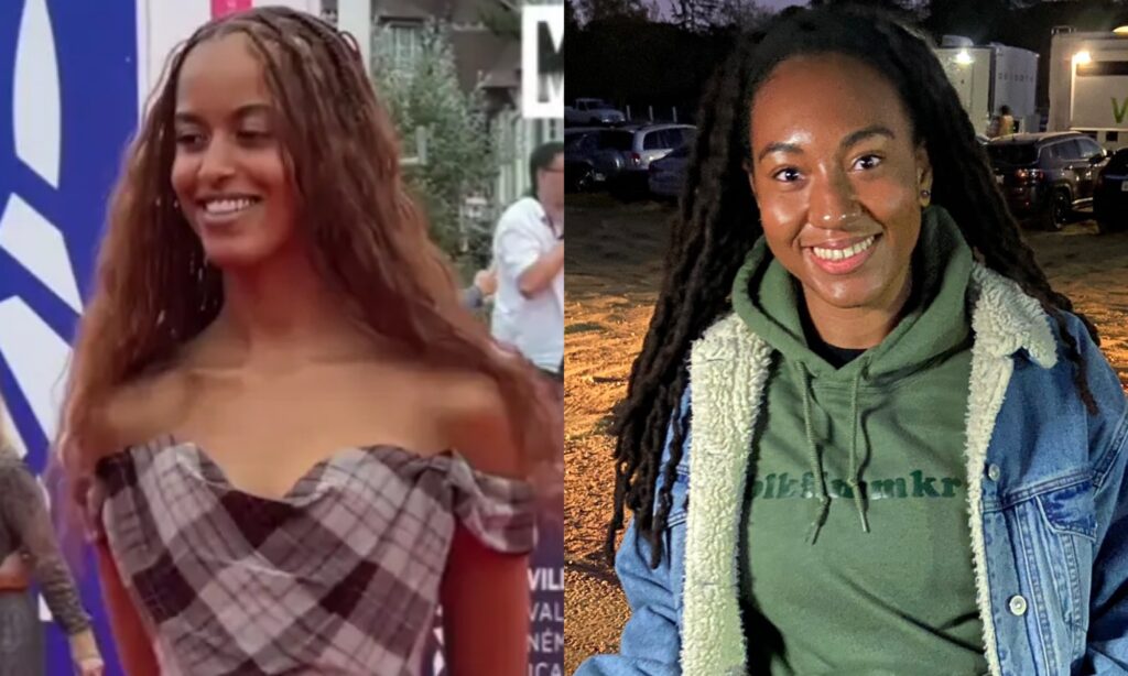 Malia Obama and Natalie Jasmine Harris