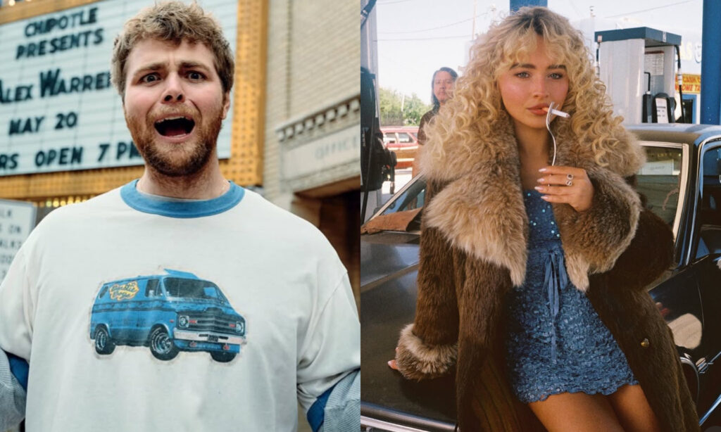 Alex Warren and Sabrina Carpenter