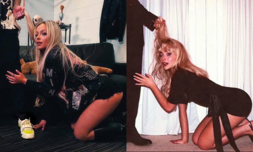 Liv Morgan and Sabrina Carpenter