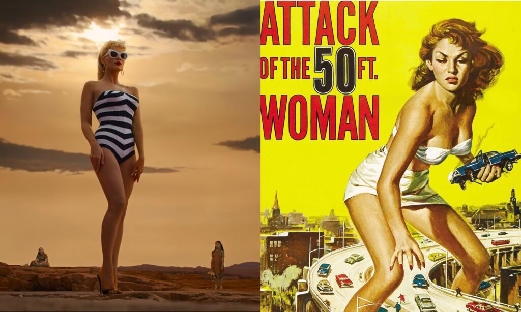 Margot Robbie and Attack of the 50 Foot Woman (Original Poster)