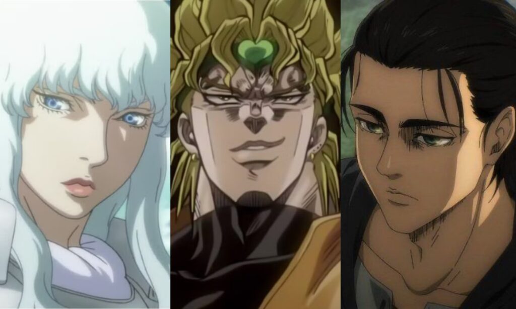 Anime Villains: Griffith, DIO, Eren