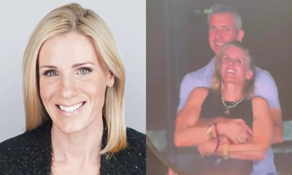 Kristin Cabot and Andy Byron