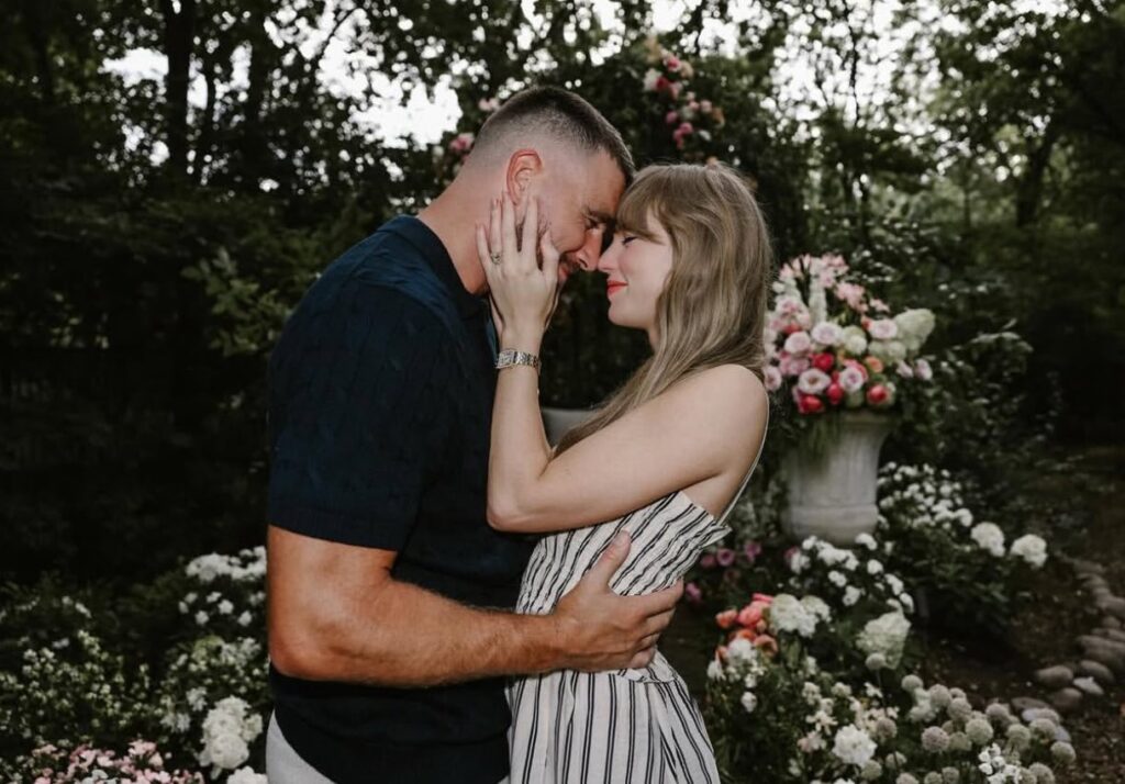 Taylor Swift and Travis Kelce