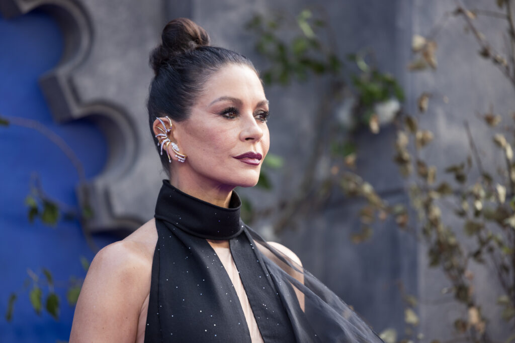 Catherine Zeta-Jones attends the Global Premiere of Netflix's 'Wednesday' Season 2, Part 1 at Central Hall Westminster, London on July 30th, 2025. (Photo by StillMoving.Net for Netflix)