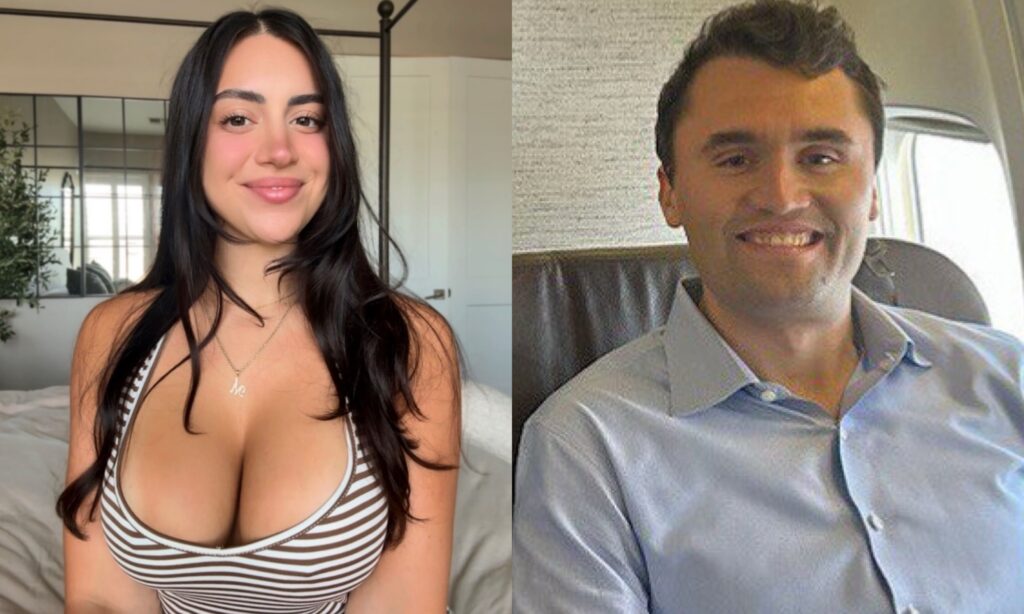 Mia Monroe and Charlie Kirk