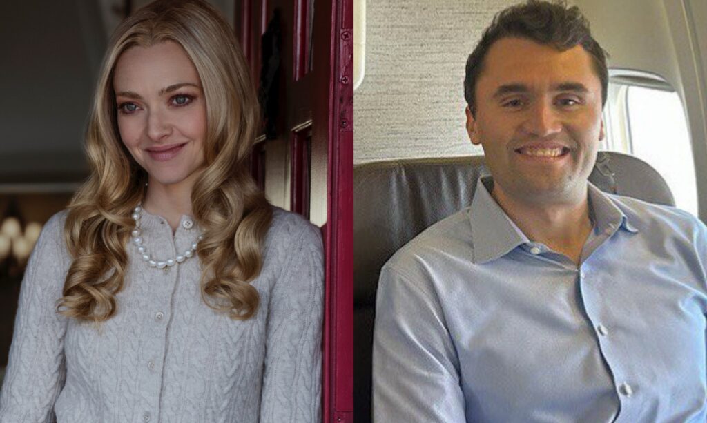 Amanda Seyfried and Charlie Kirk
