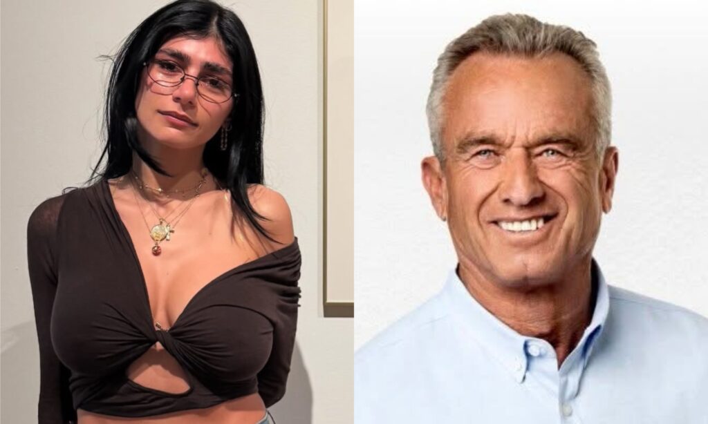 Mia Khalifa and Robert F. Kennedy Jr