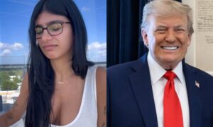 Mia Khalifa and Donald Trump