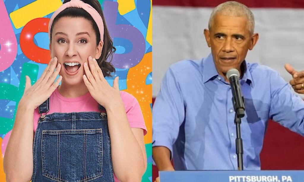 Ms. Rachel and Barack Obama