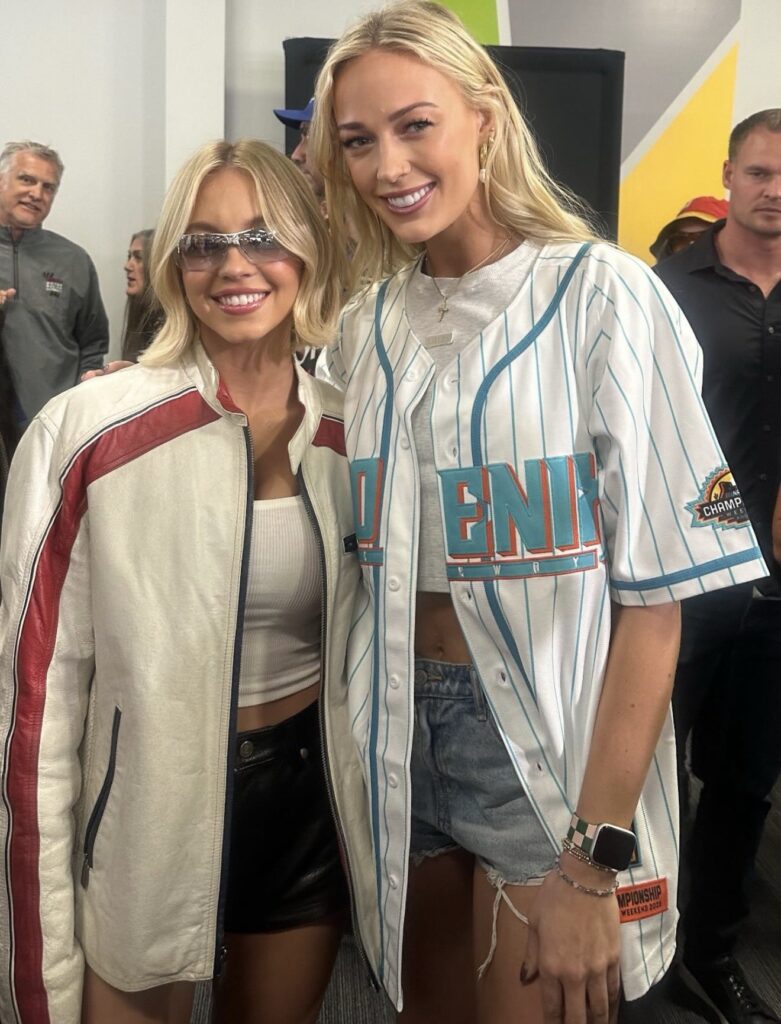 Sydney Sweeney and Sophie Cunningham