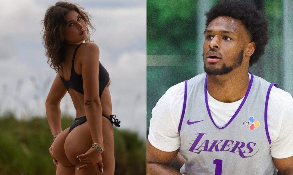 Alice Rosenblum and Bronny James