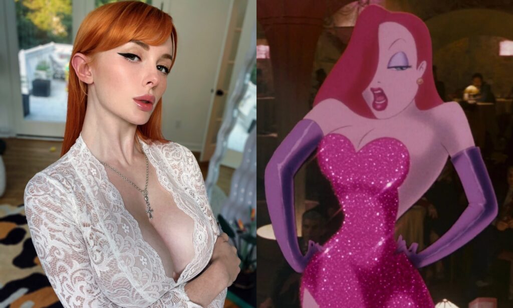 Jenna Lynn Meowri and Jessica Rabbit