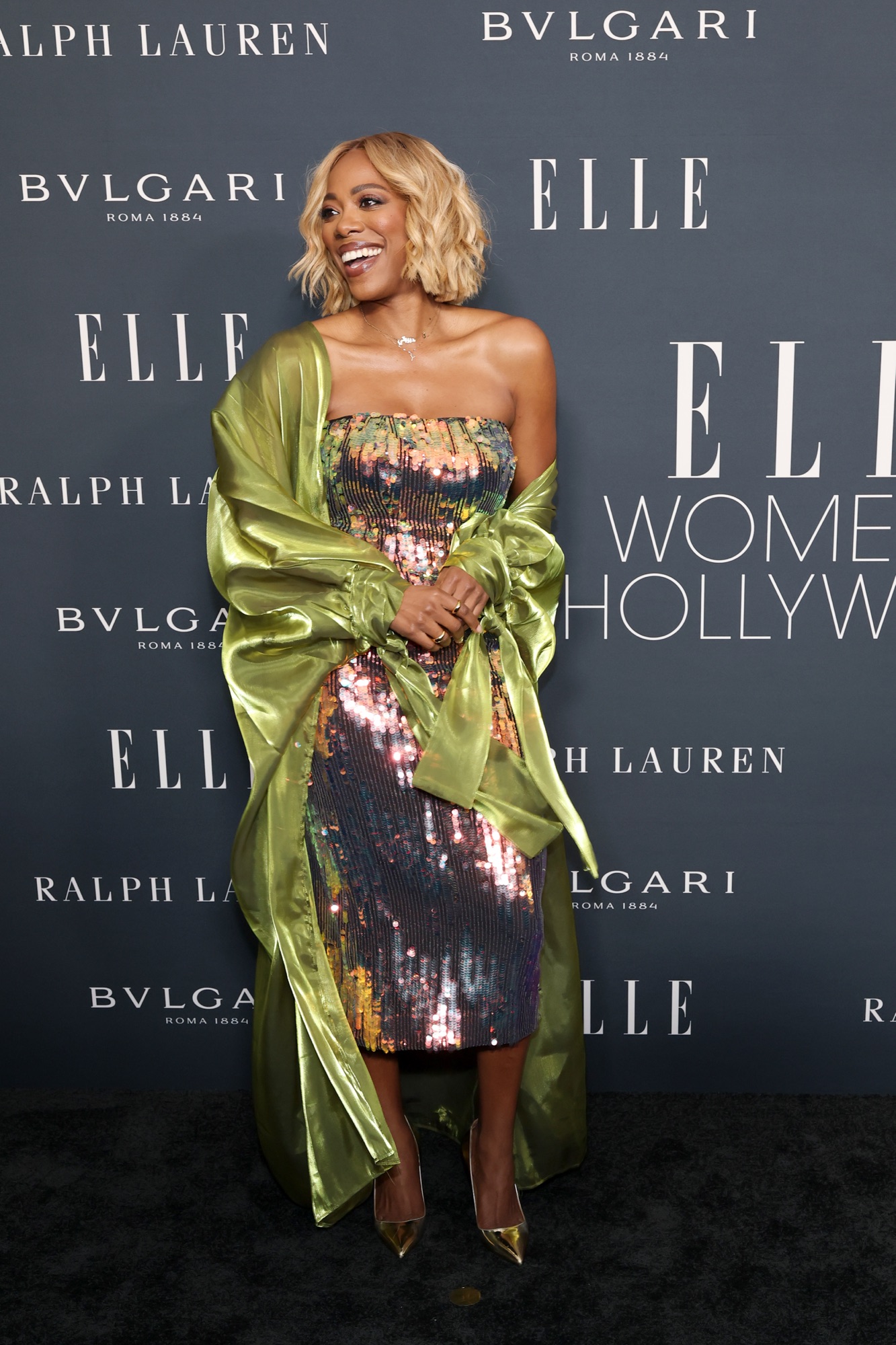 LOS ANGELES, CALIFORNIA - NOVEMBER 17: Yvonne Orji attends ELLE's 2025 Women in Hollywood Celebration presented by Ralph Lauren and Bvlgari with support from evian, Hendrick's Gin, and Lucid Motors on November 17, 2025 in Los Angeles, California. (Photo by Amy Sussman/Getty Images for ELLE)