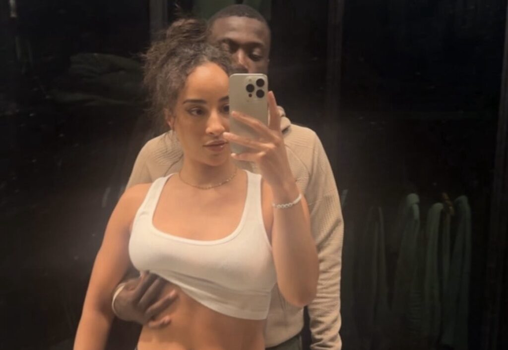 Teanna Trump and Nicolas Pépé