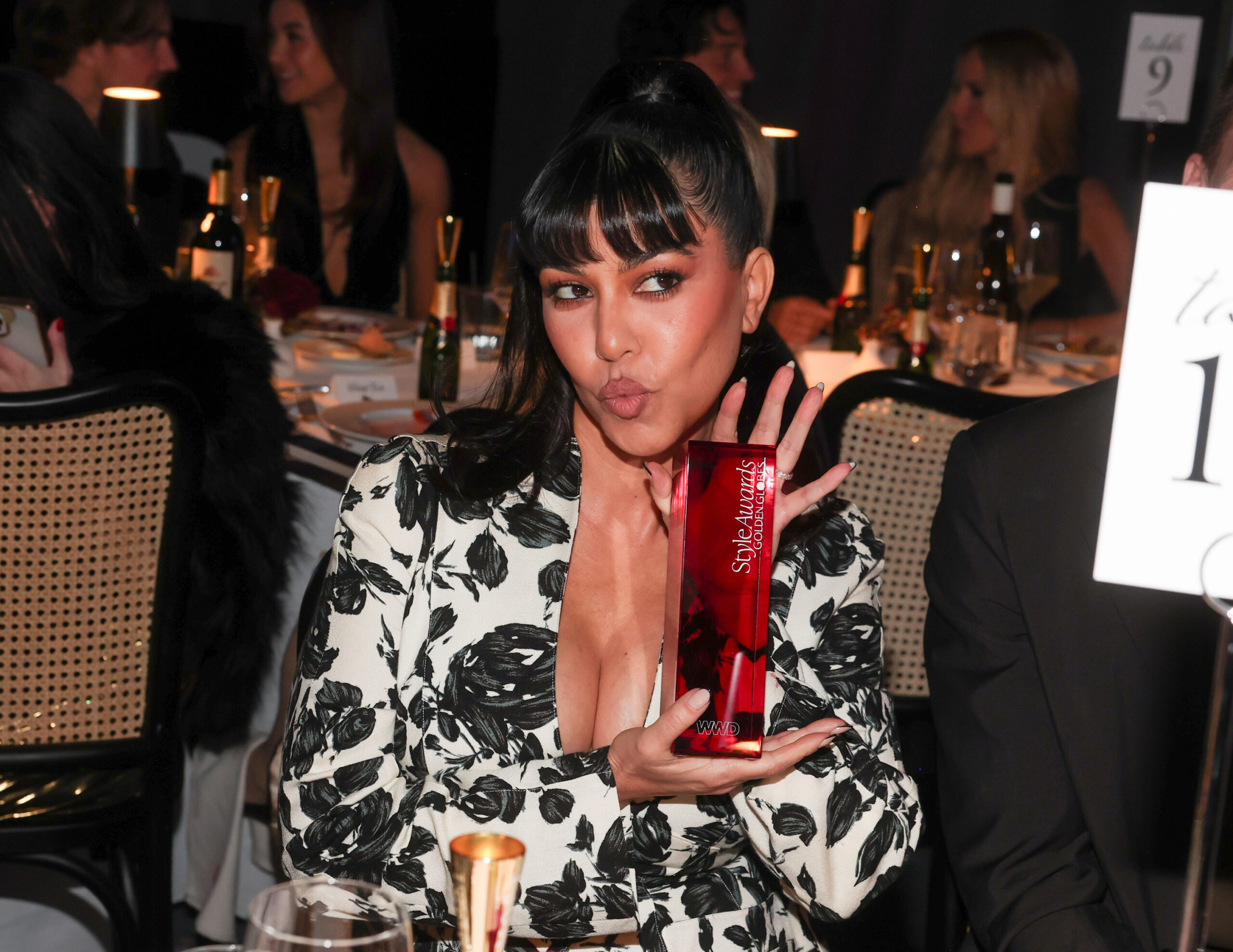 Kourtney Kardashian Barker at the 2026 WWD Style Awards held at the Regent Santa Monica Beach on January 09, 2026 in Santa Monica, California.