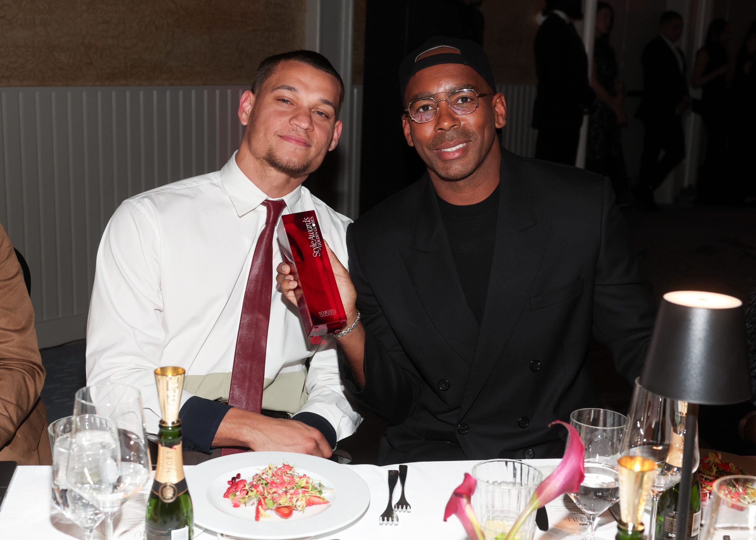 Tyriq Withers and Jason Bolden at the 2026 WWD Style Awards held at the Regent Santa Monica Beach on January 09, 2026 in Santa Monica, California.