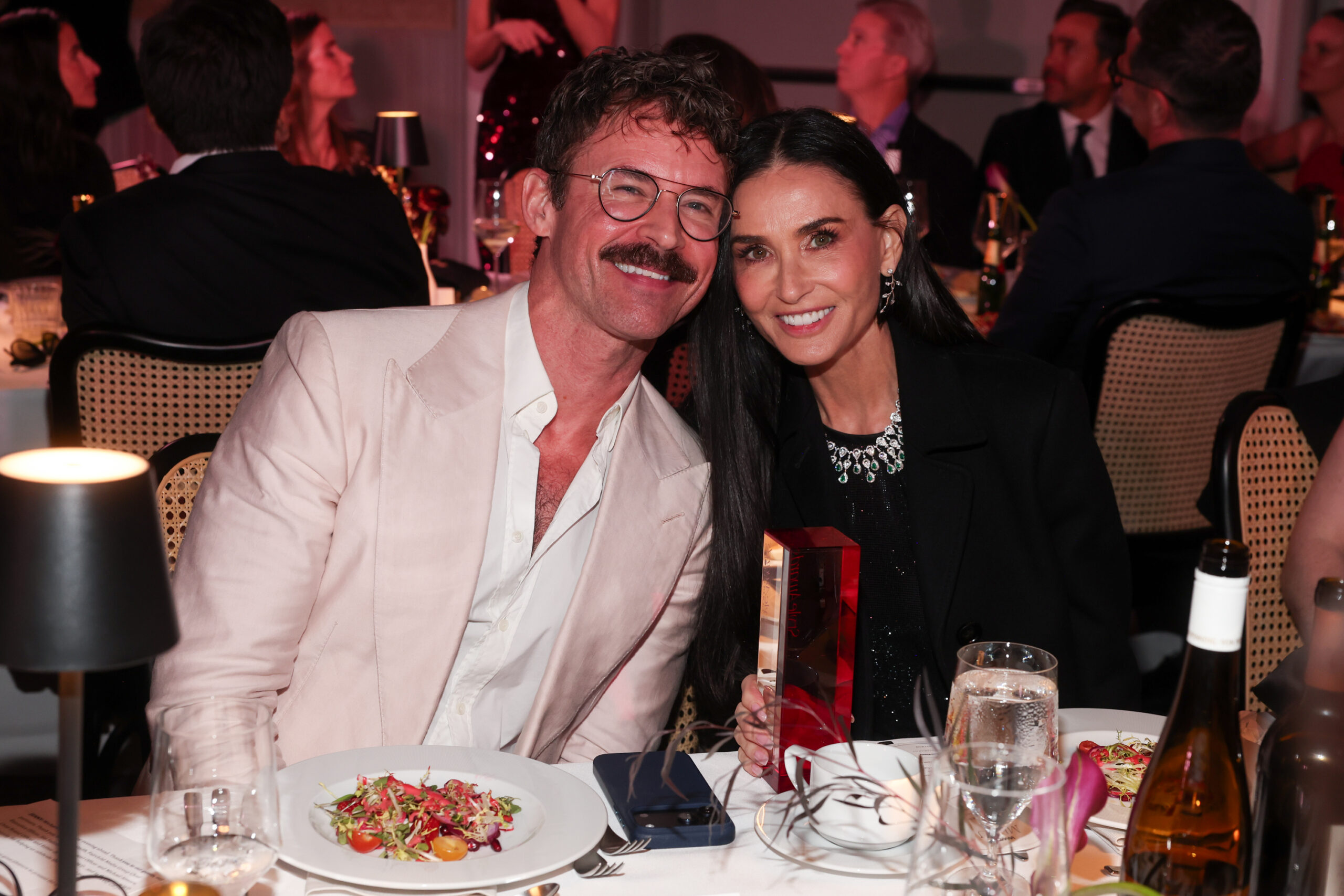 Brad Goreski and Demi Moore at the 2026 WWD Style Awards held at the Regent Santa Monica Beach on January 09, 2026 in Santa Monica, California.