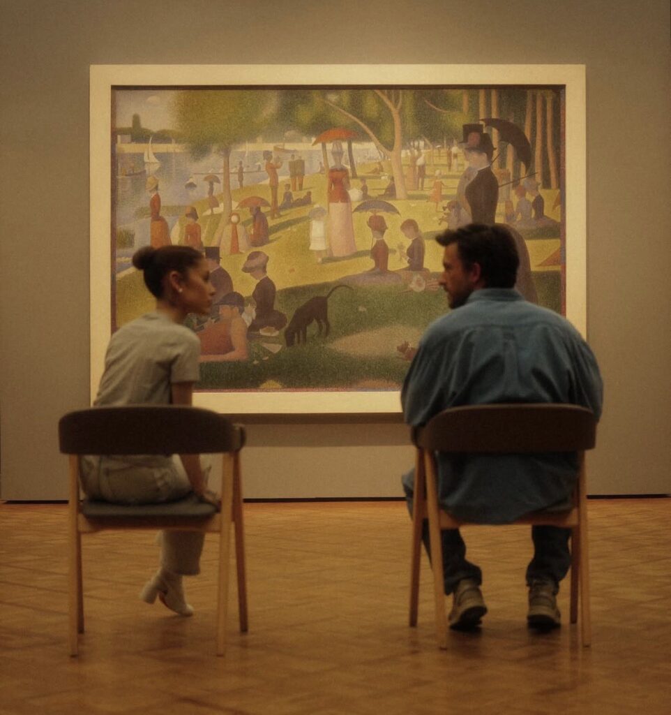 Ariana Grande and Jonathan Bailey