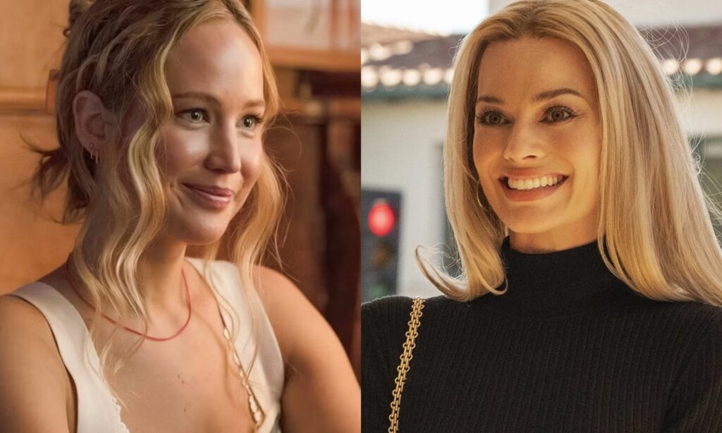 Jennifer Lawrence and Margot Robbie